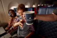Coffee won't be available for many passengers on shorter Delta flights (Pic: Delta)