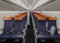 The Premium Economy cabin found in LATAM's upcoming Embraer order